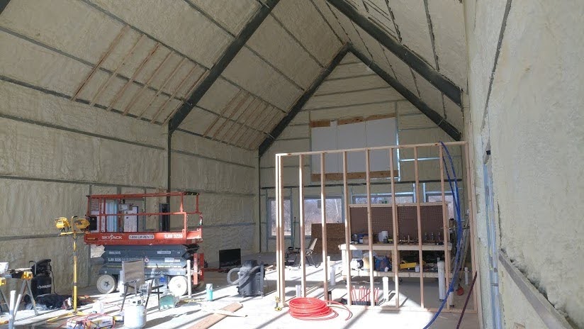 SprayTight spray foam project in Michigan