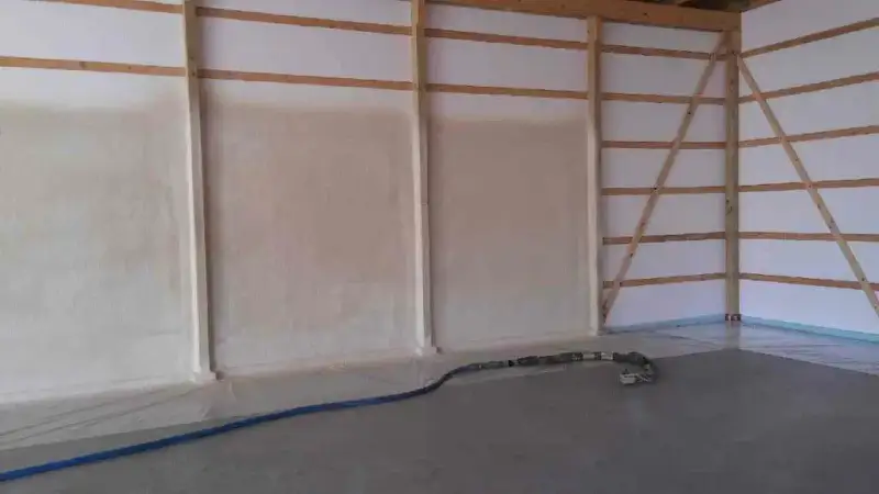 Pole barn spray foam insulation Michigan