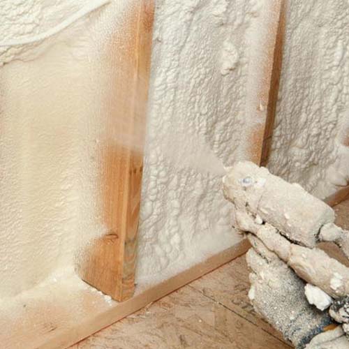 Spray foam insulation company at work in Oakland County Michigan