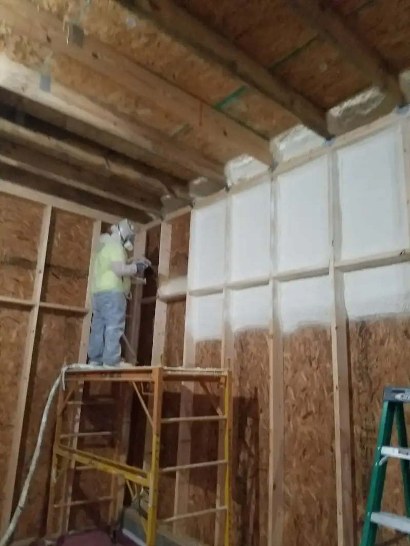 New construction wall spray foam insulation Michigan